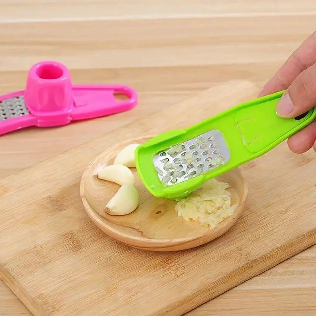 Alt view image 4 of 7 - Multi-functional Ginger Garlic Grinding Grater Grinder Kitchen Gadgets Tools - Green