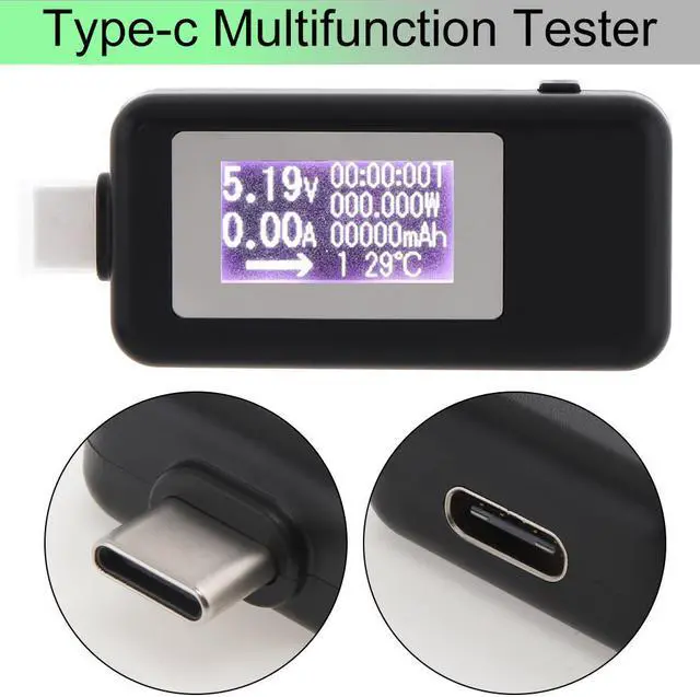 Alt view image 7 of 7 - Battery Tester 4V to 20V 0A to 3A USB Charger Power Battery Capacity Tester Voltage Current Meter