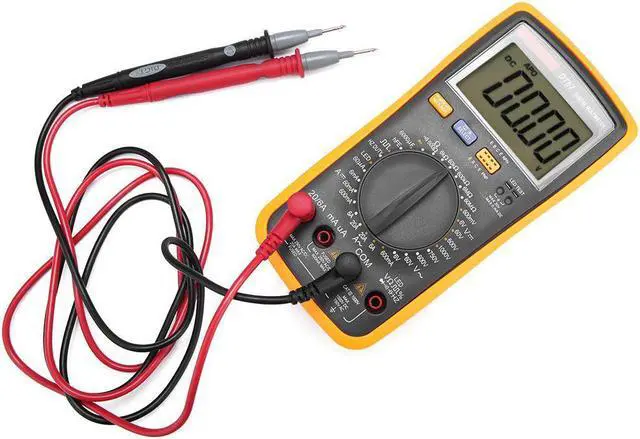 Alt view image 3 of 7 - Digital DT87 Multimeter 6000 Counts AC/DC Volt Amp Ohm Capacitance Frequency Duty Cycle Diode Meter Tester