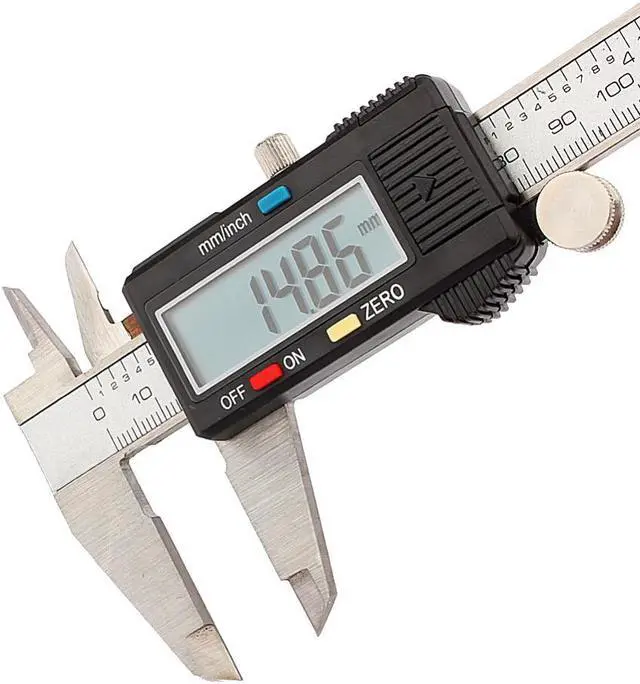 Alt view image 7 of 7 - 8 Inch Digital Caliper Micrometer Stainless Steel Digital Vernier Electronic Depth Gauge Measuring Tools 0-200mm
