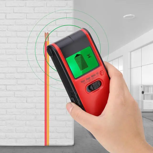 Alt view image 3 of 7 - TH240 3 in 1 Portable Stud Center Finder Wood Wall Detector Scanner for Wire Metal Detector