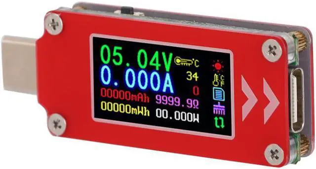 Main image of TC64 PD Charger Tester Type-C Tester Color Display Voltmeter Ammeter Charging Voltage Current Capacity Detector Meter
