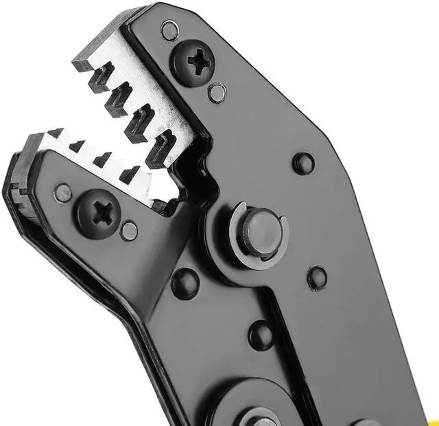 Alt view image 4 of 7 - Chrome-vanadium Steel Terminals Crimp Plier Hand Cable Stripper Crimping Hand Tool AWG 28-18