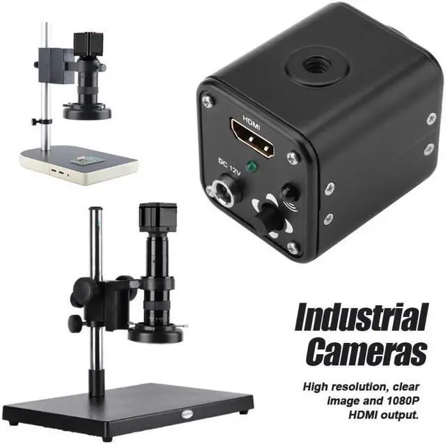 Alt view image 4 of 7 - 1/3in 60F/S 1080P Black HDMI Output Industry Microscope Camera DC5-12V Industry Borescope