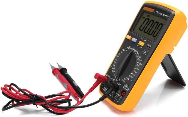 Alt view image 6 of 7 - Digital DT87 Multimeter 6000 Counts AC/DC Volt Amp Ohm Capacitance Frequency Duty Cycle Diode Meter Tester