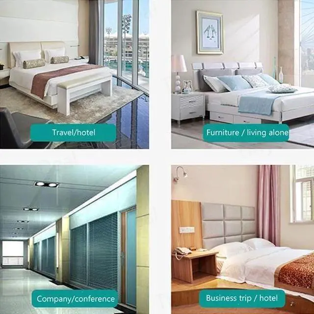 Alt view image 4 of 5 - Household 100dB Mini Size Lightweight Portable Alarm Door Stop with 30s Alert