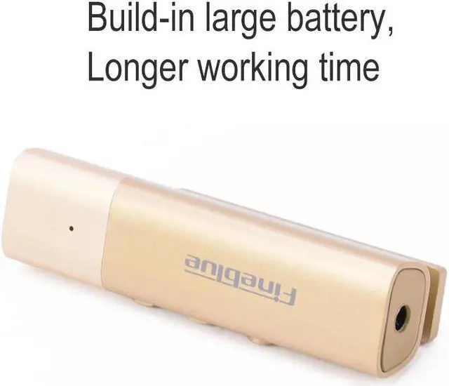 Alt view image 7 of 7 - Fineblue W688 Bluetooth earphone Sport Bluetooth 4.1 Wireless HiFi Business Collar Clip-on Bluetooth Stereo Music headset (Black)