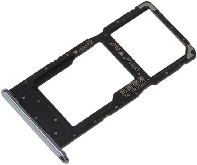 Main image of SIM Card Tray Holder Slot Socket Adapter For Huawei Honor 10 Lite (Black)