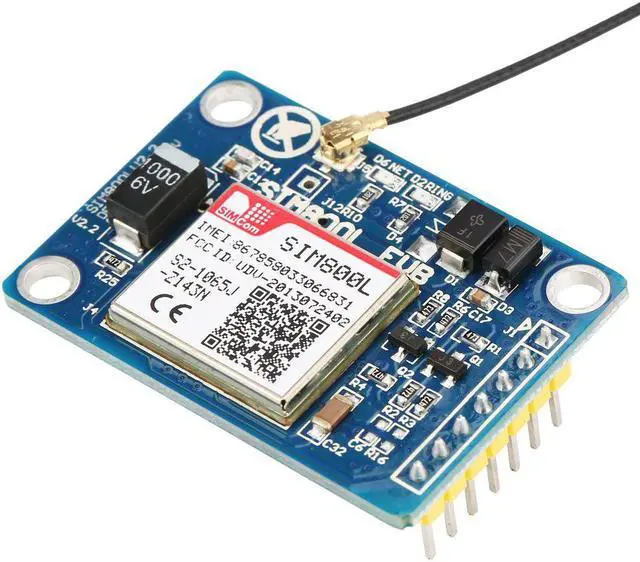 Alt view image 7 of 7 - SIM800L Module GSM GPRS SMS with Antenna Replacement for SIM900A Durable