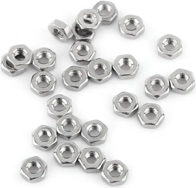 Alt view image 3 of 7 - 360pcs M2.5 Brass Male-Female Standoff Stainless Steel Hex Nuts Assortment Set Fastener Hardware For Electronic Industry