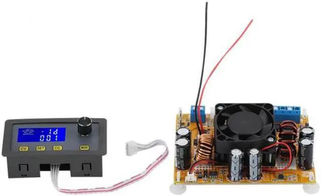 Alt view image 3 of 6 - 160W 5A DC-DC Converters LCD Digital Automatic Step-up Step-down Voltage Module With Fan