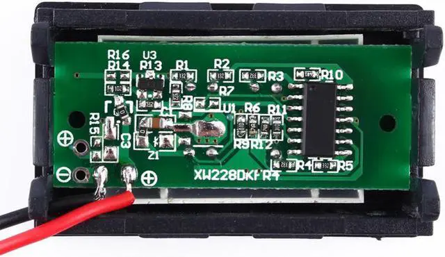 Alt view image 6 of 6 - 12V Acid Lead Lithium Batteries Indicator Battery Capacity Red LED Display Tester with Voltmeter Batterie Capacity Testeur