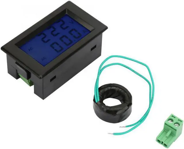 Alt view image 4 of 7 - YB4835DVA Digital AC 0~100A Ampere Meter Voltmeter 80~300V Dual Meter