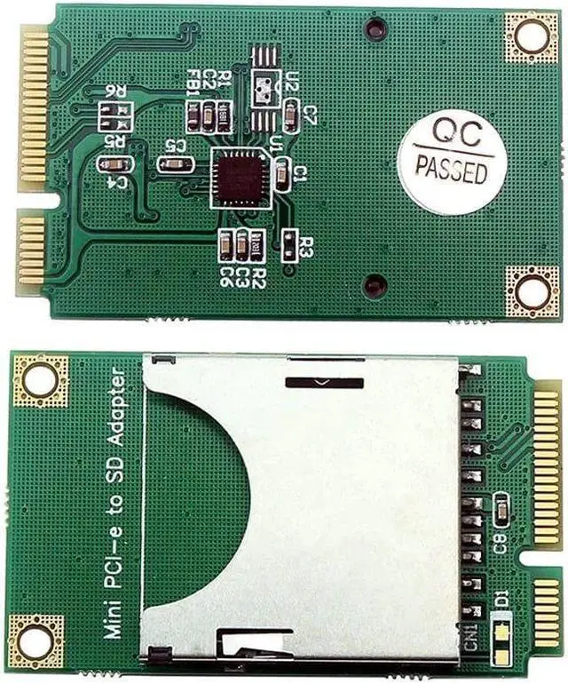 Alt view image 6 of 7 - SD Card to MINI PCI-E Interface Port Adapter Mini PCI Express SSD SD Card Converter For Laptop Netbook