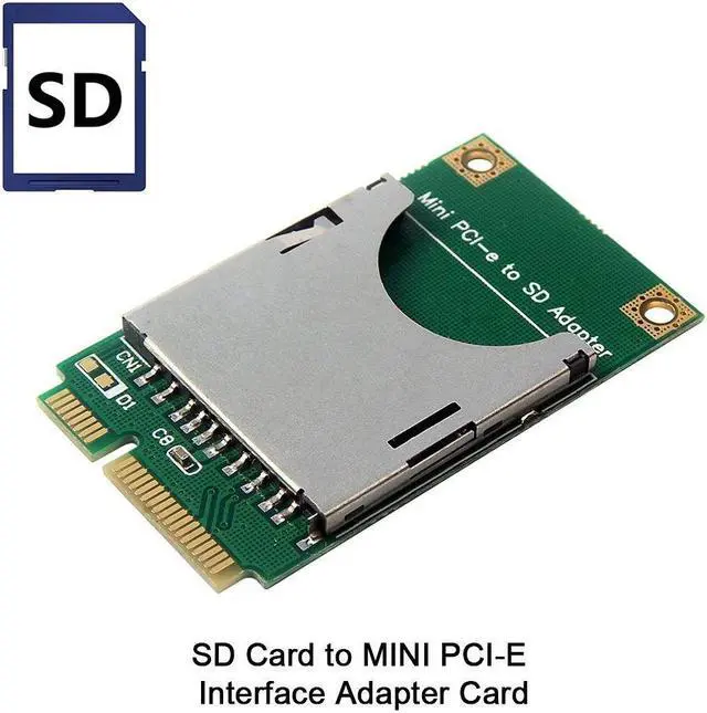 Alt view image 2 of 7 - SD Card to MINI PCI-E Interface Port Adapter Mini PCI Express SSD SD Card Converter For Laptop Netbook