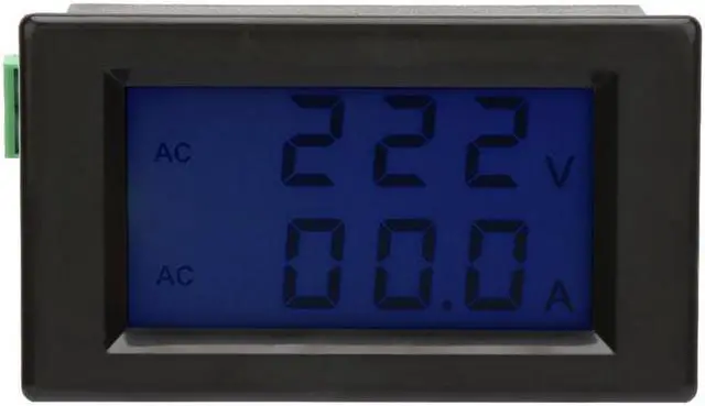 Alt view image 7 of 7 - YB4835DVA Digital AC 0~100A Ampere Meter Voltmeter 80~300V Dual Meter