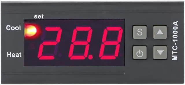 Alt view image 7 of 7 - AC 220V Digital MTC-1000A Thermostat All-Purpose Temperature Controller with NTC Sensor