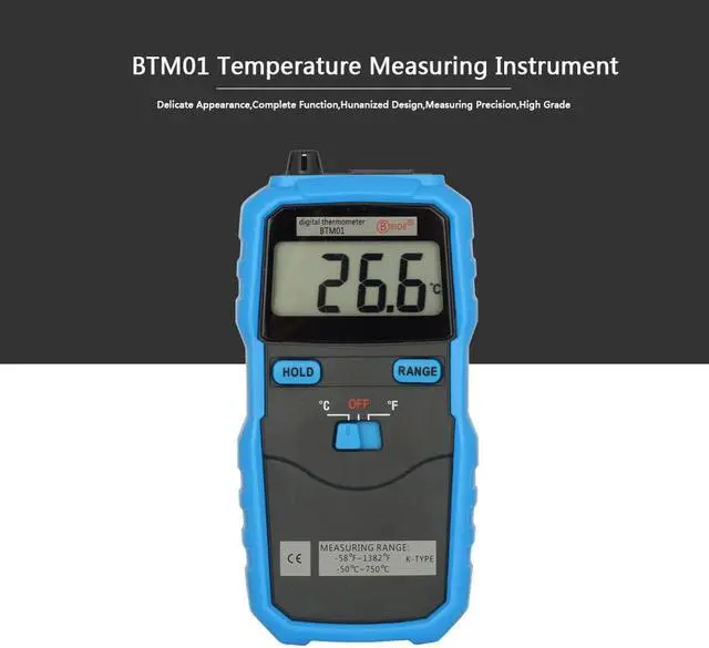 Alt view image 4 of 7 - BSIDE BTM01 LCD Display K-Type Digital Thermocouple Temperature Meter Tester