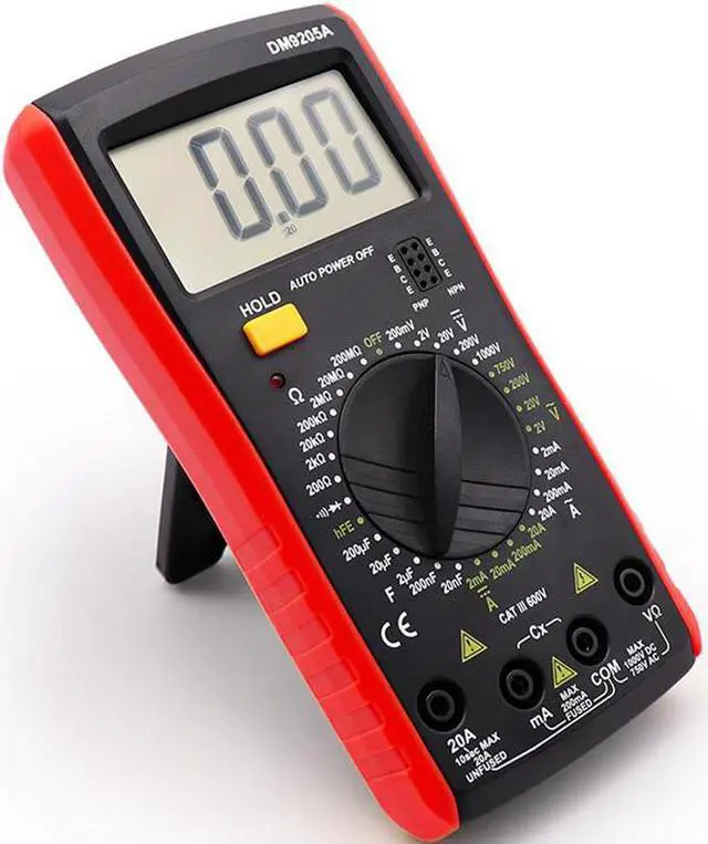 Alt view image 7 of 7 - DM9205A Multimeter AC DC Digital Multimeter Professional Tester Meter Capacitance Voltmeter Digital LCD Display 1999 Counts Meter