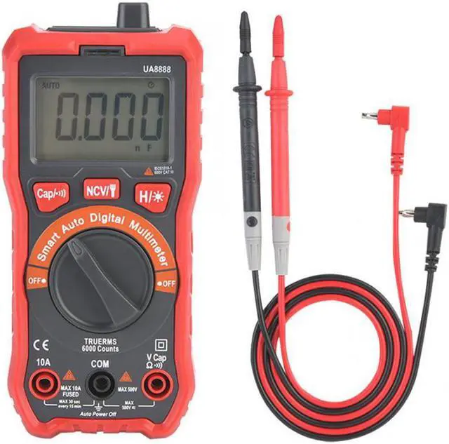 Main image of UA8888 Red Backlight Display Automatic Digital Multimeter DC/AC Voltage Current Meter Multimetro Digital
