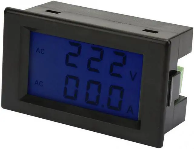 Main image of YB4835DVA Digital AC 0~100A Ampere Meter Voltmeter 80~300V Dual Meter