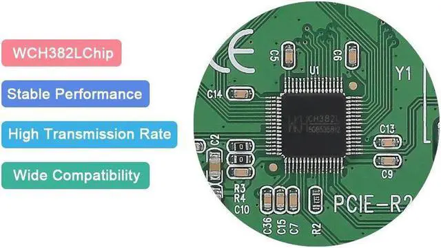 Alt view image 5 of 7 - PCI-E Parallel Port Expansion Card PCI Express to LPT Port Converter Adapter for Tax Printer POS