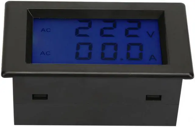 Alt view image 6 of 7 - YB4835DVA Digital AC 0~100A Ampere Meter Voltmeter 80~300V Dual Meter