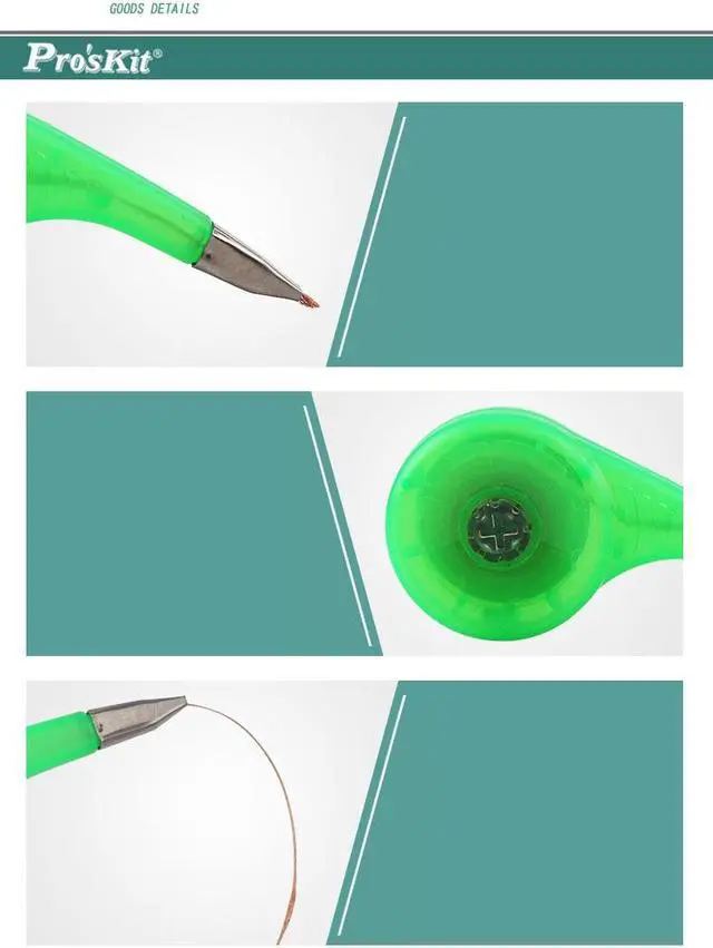 Alt view image 3 of 3 - Pro'sKit DP-033C Anti-hot Desoldering wick solder wire for soldering iron tool Tin wire 2m length 2.5mm