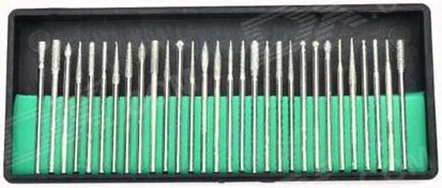 Alt view image 2 of 3 - WLXY WL-103 Corundum Abrading Polishing Head Set - Silver