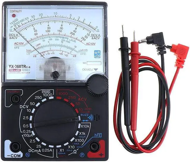 Alt view image 6 of 7 - YX- 360TRNB Mini Portable Poin-ter Multimeter with One Pair Test Pen for Measuring DC AC Voltage and DC Curren