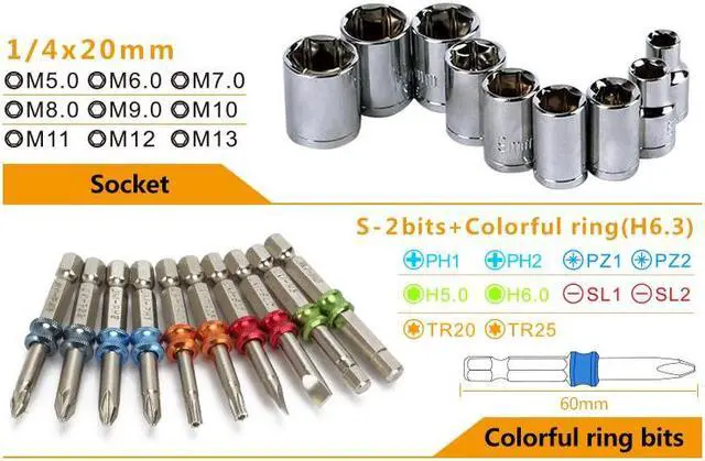 Alt view image 3 of 7 - New 31 In 1 Precision Screwdriver Tools For Cars Repair Color Ring Professional Repair Hand Tool Set Electronic Hand Tool Set