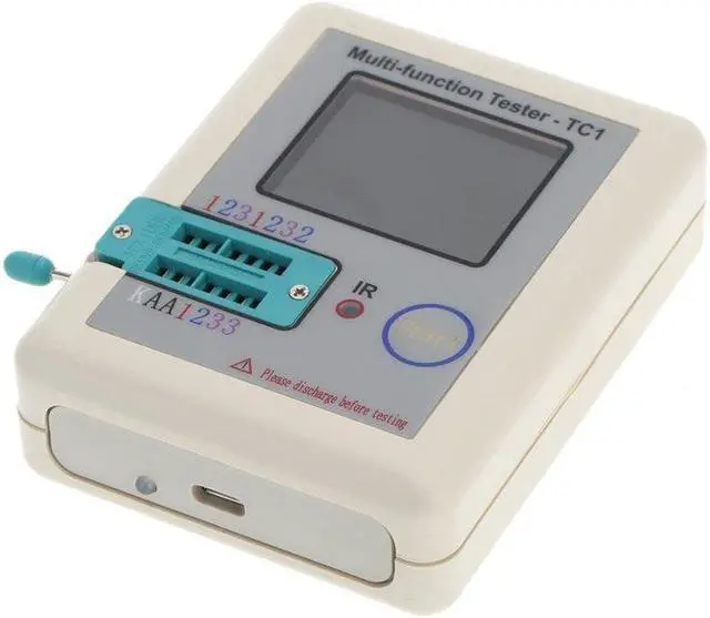 Alt view image 5 of 5 - Newest Transistor Tester TFT TC-1 Diode Triode Capacitance Meter LCR ESR meter NPN PNP MOSFET IR Multifunction tester multimeter