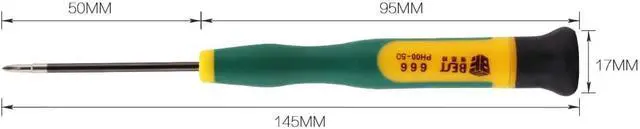 Alt view image 6 of 6 - BST-666 12 In 1 Torx T2,T3,T4,T5,T6,T8,Phillips PH00,PH000,Pentalobe 5-Point 0.8,1.2,Slotted 2.0,Y2.5 Precision Screwdrivers Set