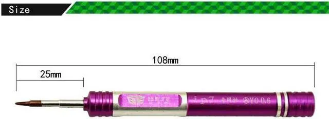 Alt view image 3 of 4 - High Quality Y 0.6 Tri wing Screwdriver Screw Driver Special For iPhone 7 & Plus Watch Repair Tool