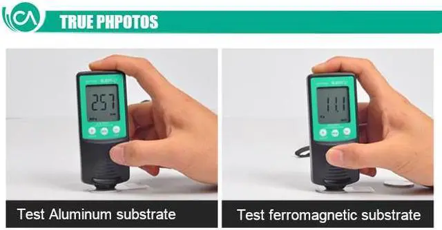 Alt view image 2 of 6 - ELECALL EC771N Digital Thickness Gauge Coating Meter Width Measuring Instrument Paint Electroplated Coating Thickness Measure