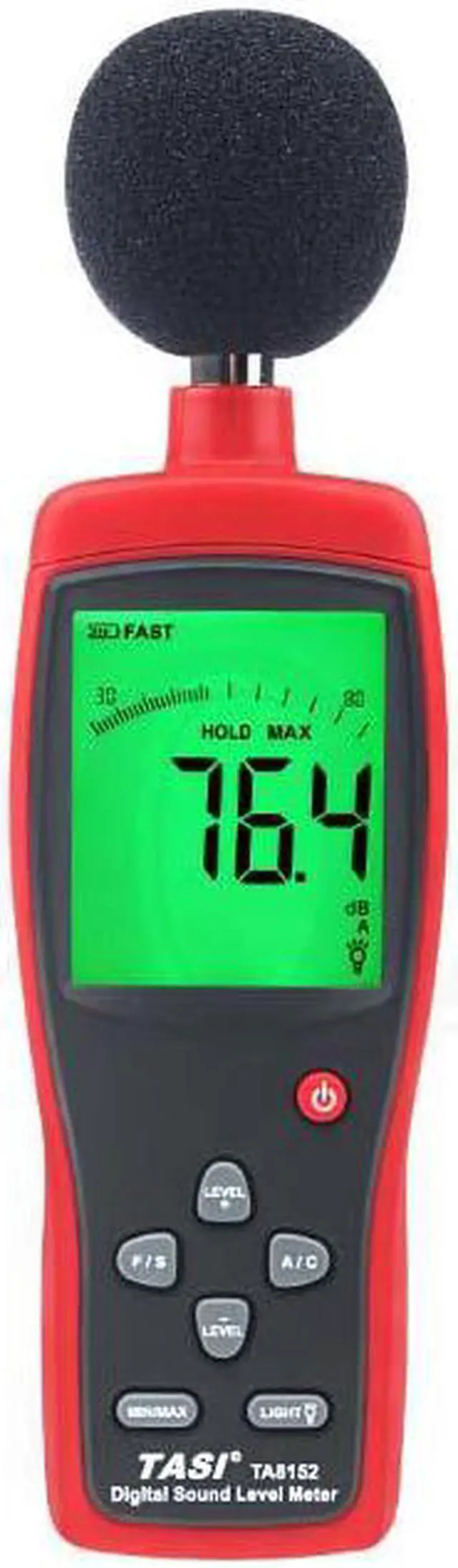Main image of TA8152 Digital Sound Level Meter ,Noise meter decibel tester Noise tester,1.5dB accuracy range: 30~130dBA / 35~130dBC