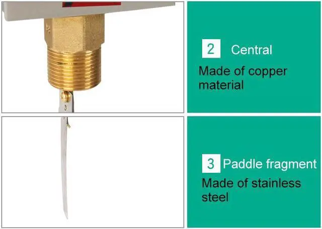 Alt view image 7 of 7 - ELECALL Water/Paddle Flow Sensors water level controll flow switch liquid sensor