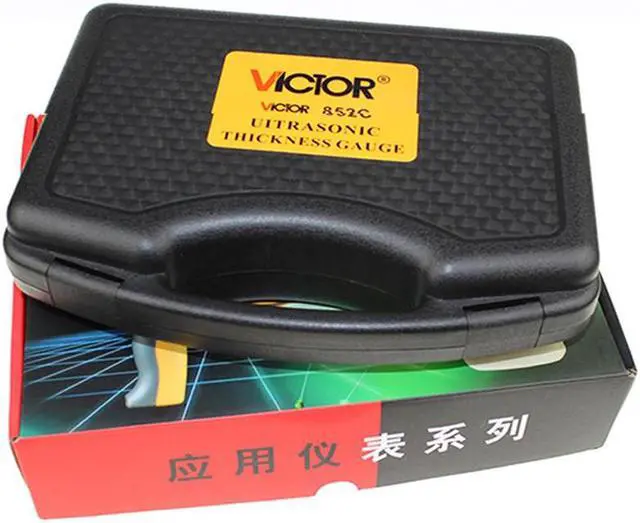 Alt view image 4 of 4 - VC852C High Precision Ultrasonic Thickness Gauge Glass 1.2-225mm Digital Plate