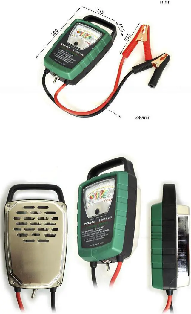 Alt view image 2 of 3 - High Accuracy Professional 4-500Ah 2V 6V 12V Electronic Device Battery Tester Automotive Car Battery Tester Precision Instrument