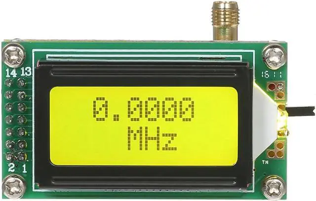 Alt view image 2 of 6 - Sensitivity 1-500 MHz DIY cymometer High Accuracy Frequency Counter LCD frequency Meter Module Hz Tester Measurement Module