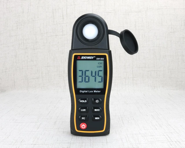 Alt view image 2 of 5 - SNDWAY SW-582 Digital luxmeter Lux / FC meter Light Meter for photography Luminometer Photometer hand-held spectrometer Illuminomete 200000Lux