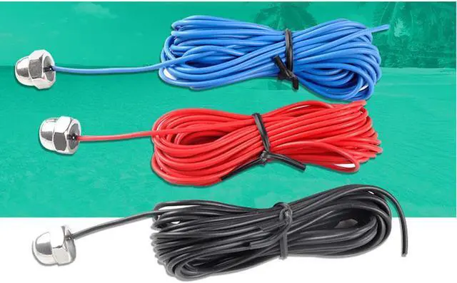 Alt view image 2 of 3 - 3pcs/set 5m Water Level Controller Probe Sensor Head Automatic Level Probes Stainless Steel Water Pump Controller Switch