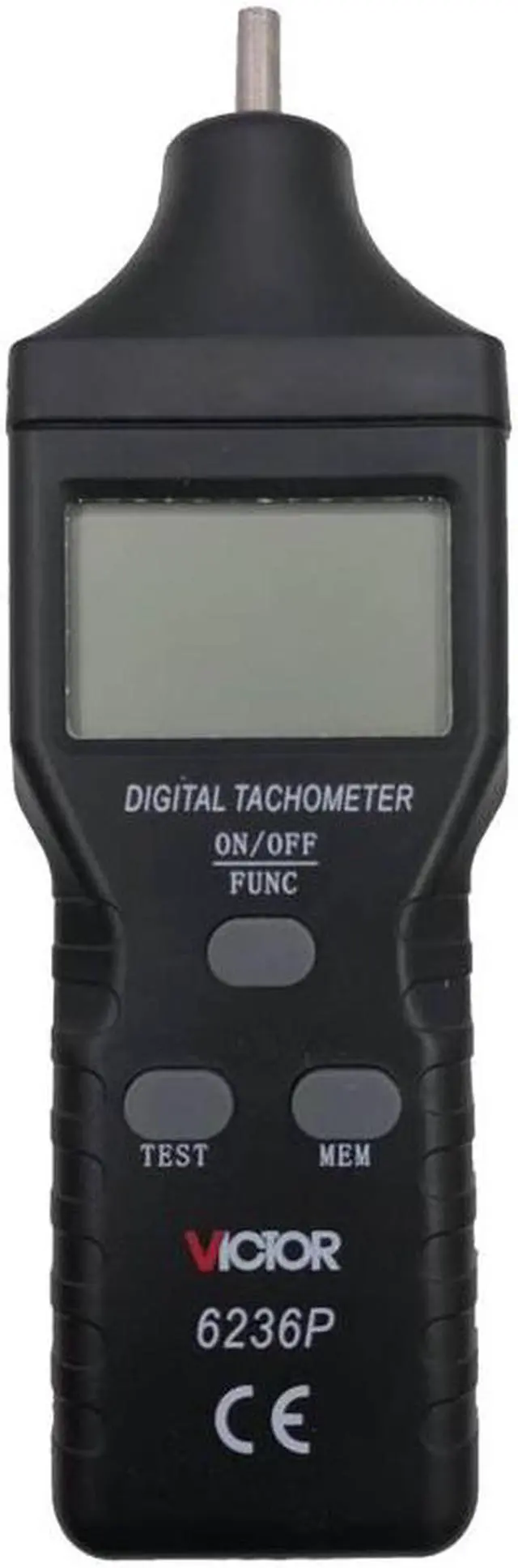 Main image of VICTOR VC6236P Digital Laser non-contact tachometer photoelectric Tachometer 5 digits large screen LCD display
