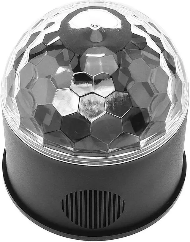 Alt view image 3 of 7 - 9W 9 Colors USB 5V LED Magic Ball Projector Stage Lights Strobe Club Effect Lights with Sound Control for Car / KTV / Party / Disco / Birthday