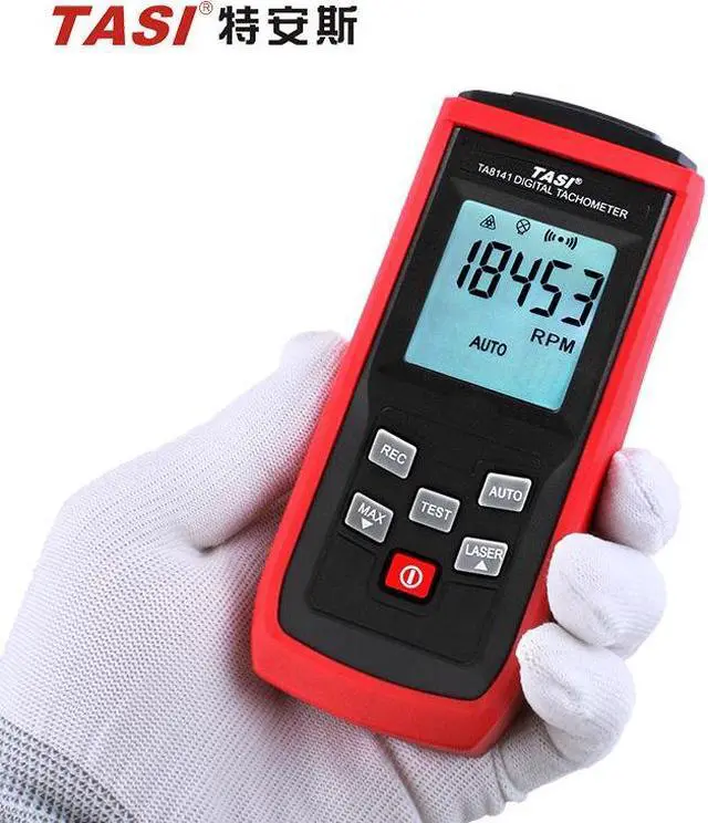 Alt view image 3 of 3 - New Handheld Non-Contact Digital Tachometer Tach RPM Tester Measuring Device Tool TA8142 High Performance 2.5~99,999RPM