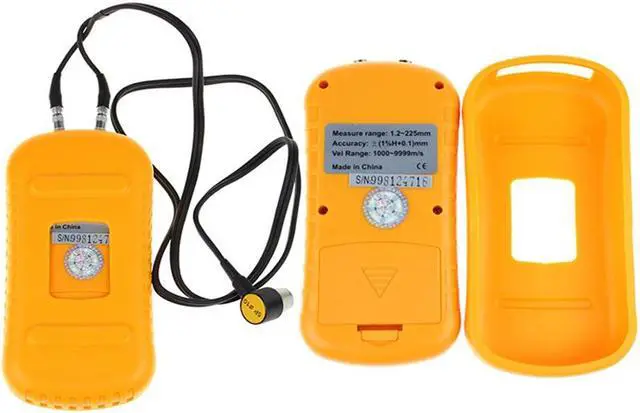 Alt view image 3 of 4 - VC852C High Precision Ultrasonic Thickness Gauge Glass 1.2-225mm Digital Plate