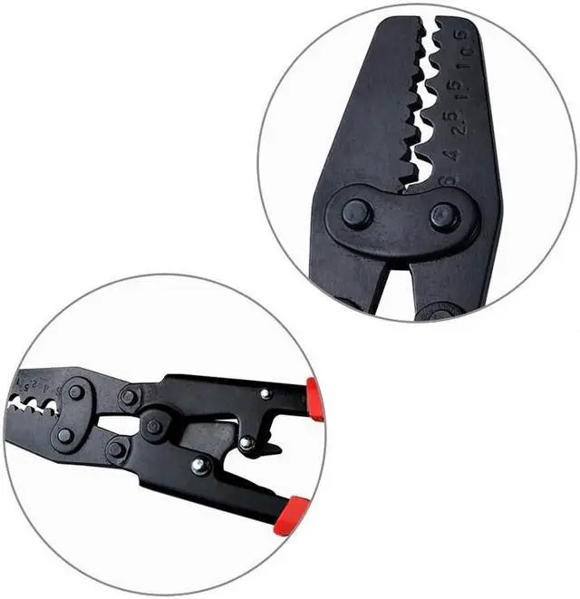 Alt view image 4 of 4 - Terminal Crimping Pliers Ratchet Terminal Hand Crimping Tool Plier For Crimp Terminal And Connector 0.5/ 1/ 1.5/ 2.5/ 4/ 6mm2