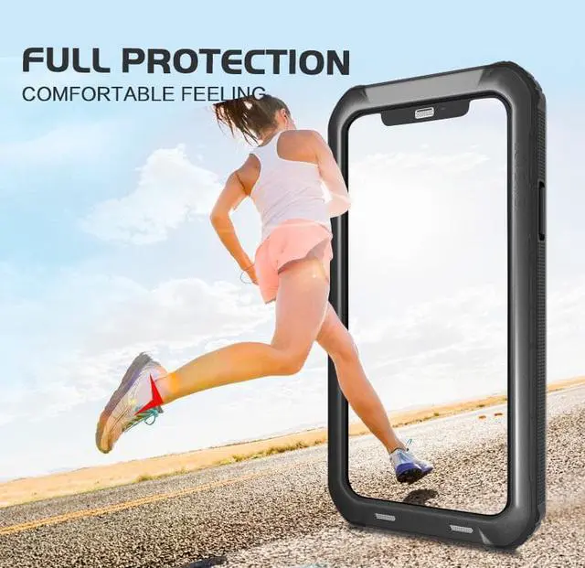 Alt view image 6 of 7 - LOVE MEI IP68 Underwater Waterproof case for iPhone X 5.8inch Water proof impermeable Shockproof Cover PC + TPU Case Pouch Shell (Gold)