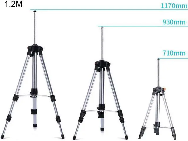 Alt view image 3 of 3 - ELECALL Tripod for Laser Level 1.2m Infrared laser levels Tripod 5/8'' Screw