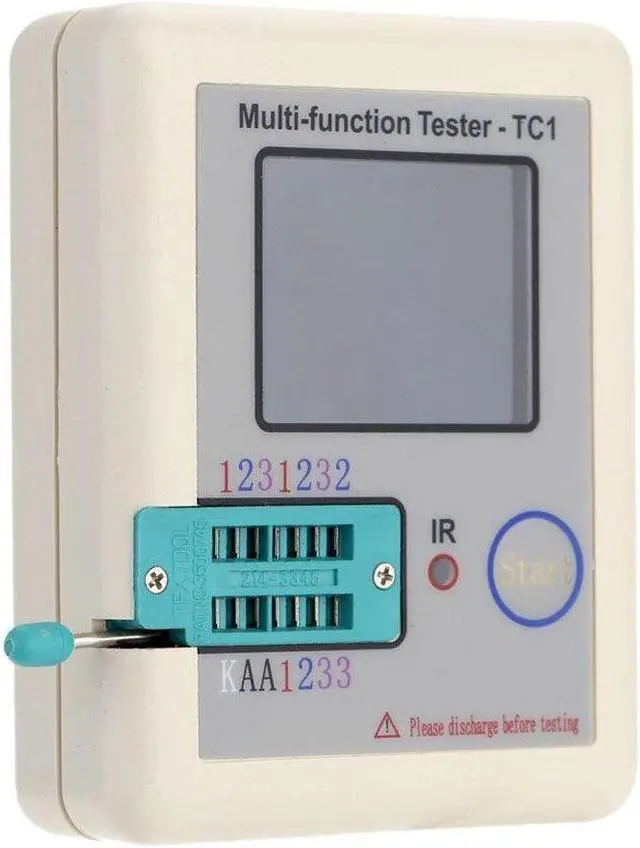 Alt view image 2 of 5 - Newest Transistor Tester TFT TC-1 Diode Triode Capacitance Meter LCR ESR meter NPN PNP MOSFET IR Multifunction tester multimeter